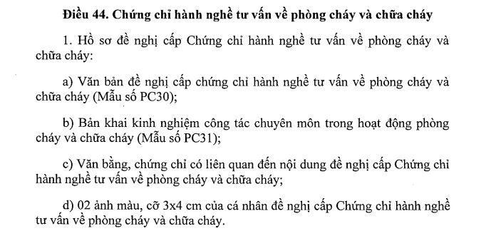 Mục 1, Điều 44 Nghị định 136