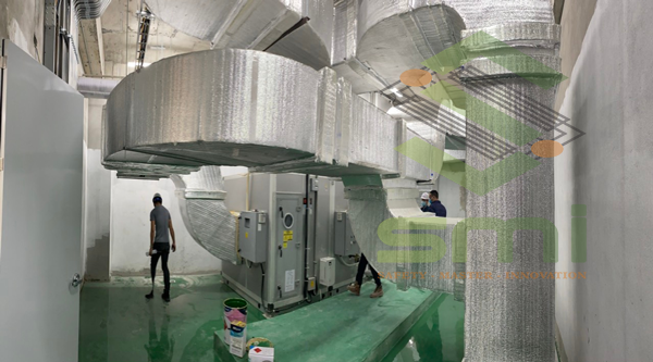 Lăp đặt hệ thống ống gió 