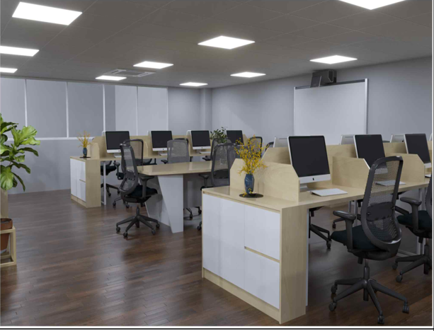 Phối cảnh 3D nội thất văn phòng