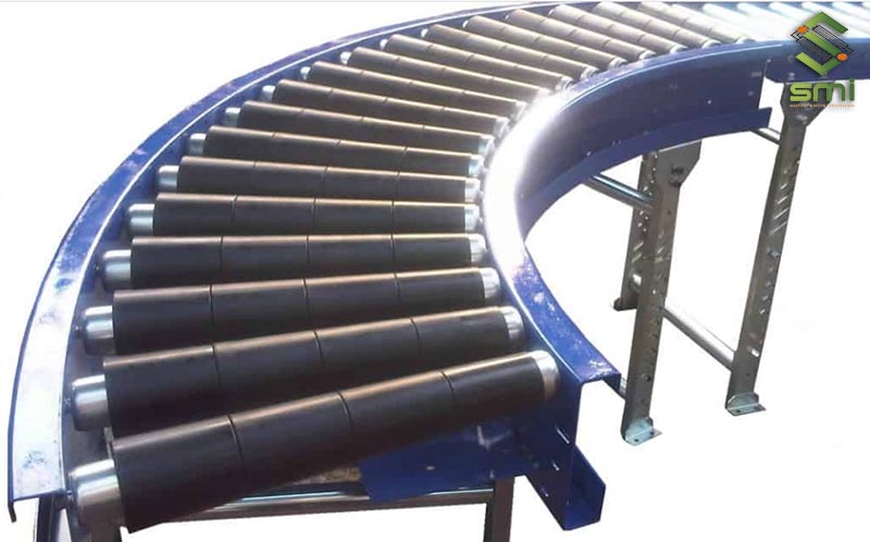 Sản phẩm băng tải con lăn phục vụ trong công nghiệp