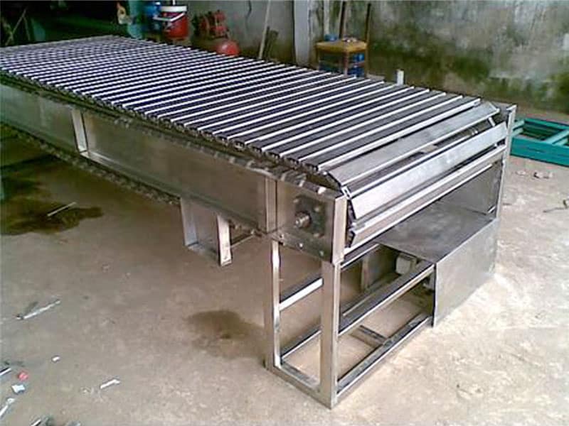 Băng tải thanh inox