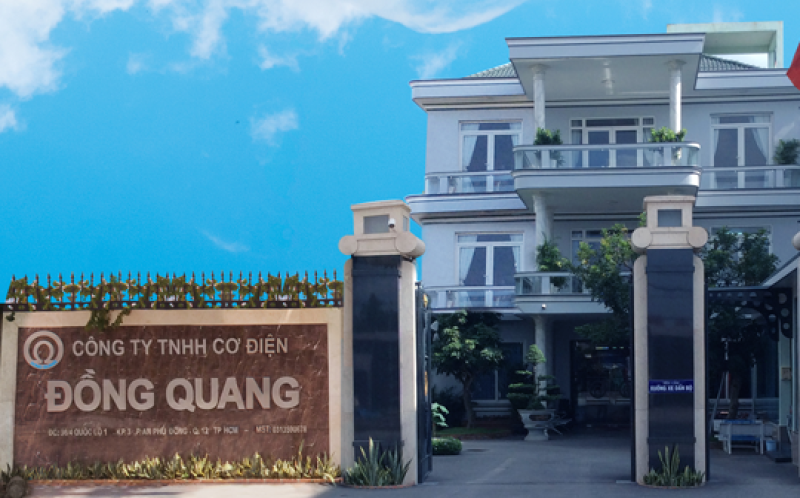 Diện mạo bên ngoài công ty gia công cơ khí Đồng Quang