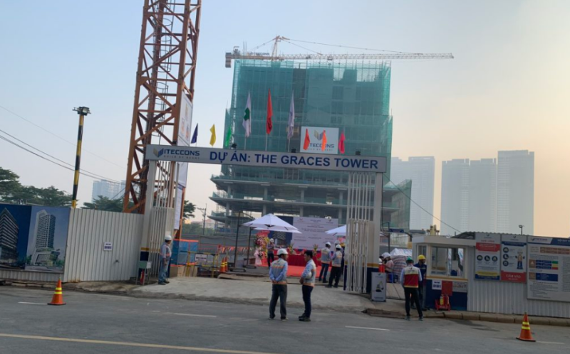 Thi công hệ thống điện công nghiệp cho dự án The Graces Tower