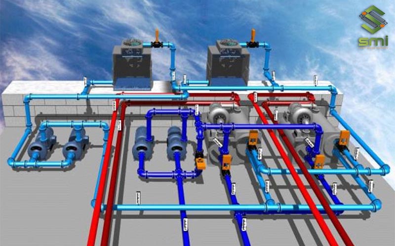 Thông gió nhà xưởng bằng điều hòa Chiller đòi hỏi chi phí cao