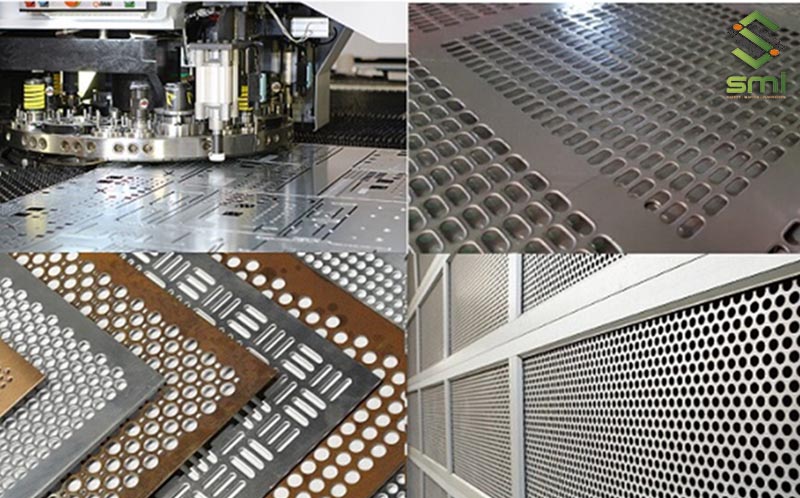 Sản phẩm gia công cơ khí đột dập đa dạng lỗ hình của công ty SUMITECH