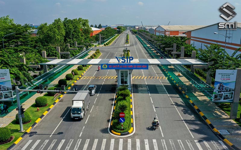 Giao thông là một hạng mục hạ tầng quan trọng đối với khu công nghiệp