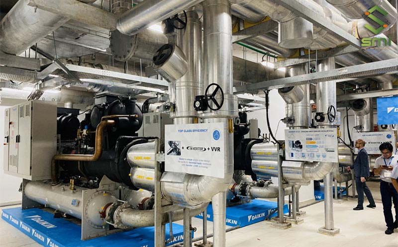 Hệ thống điều hòa làm mát nhà xưởng bằng Chiller