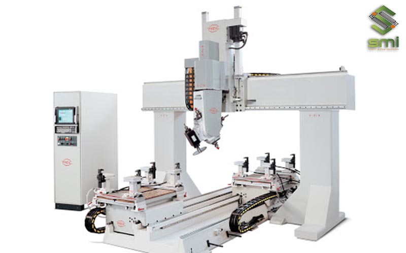 Máy CNC 6 trục được sử dụng để gia công cơ khí