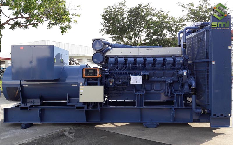 Máy phát điện công nghiệp được sử dụng cho nhà máy