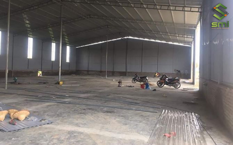 Nhà xưởng 200m2 thông thoáng có thể làm xưởng sản xuất cơ khí, gara sửa chữa ô tô,....