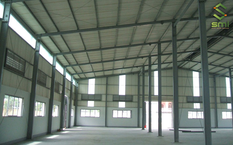 Nhà xưởng nhỏ 300㎡ phù hợp với các doanh nghiệp quy mô nhỏ