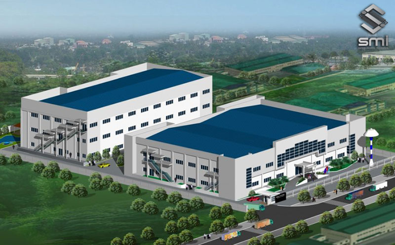 Mô hình nhà xưởng hiện đại kết hợp nơi sản xuất và văn phòng trên cùng 1 mặt bằng giúp doanh nghiệp tối ưu chi phí thuê mặt bằng và quản lý