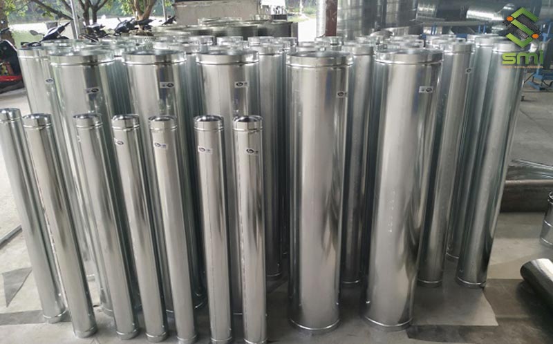 Ống thông gió công nghiệp tròn trơn