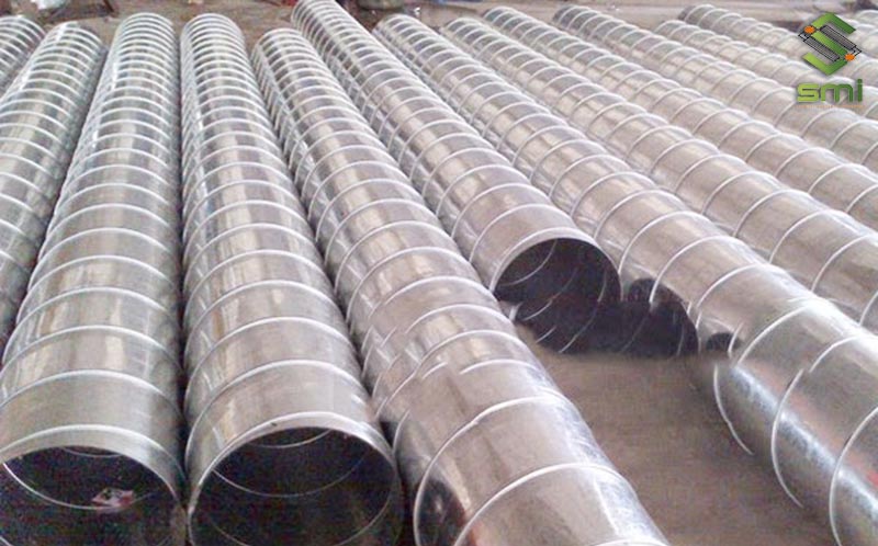 Ống thông gió công nghiệp tròn xoắn