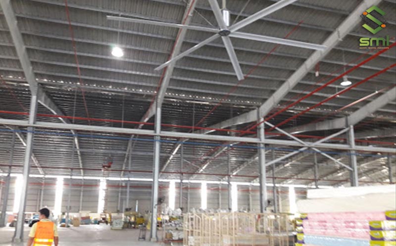 Hệ thống quạt trần công nghiệp
