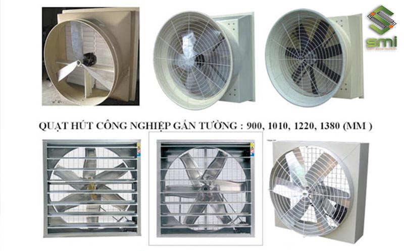 Giải pháp thông gió nhà xưởng bằng quạt gắn tường