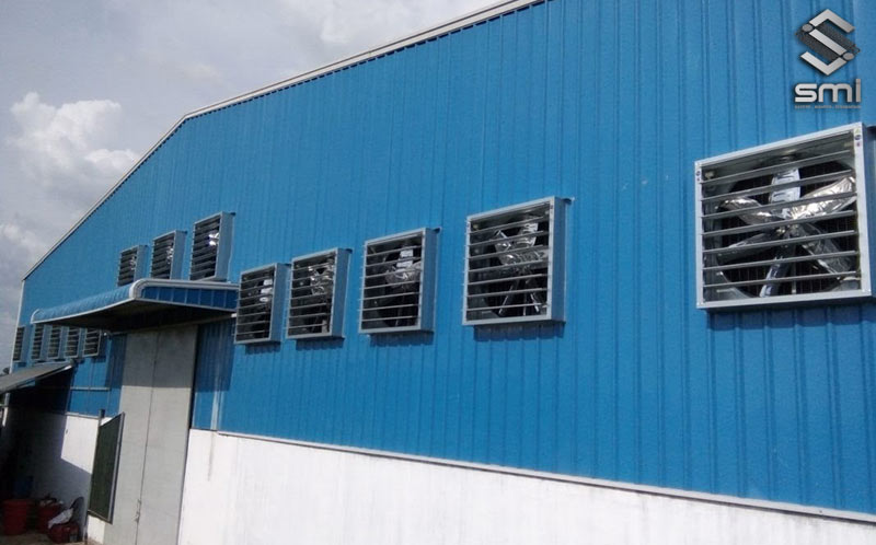 Sử dụng hệ thống quạt thông gió sẽ có hiệu quả mà mức chi phí đầu tư phải chăng