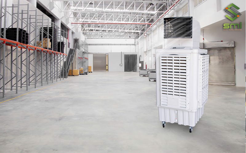 Quạt hơi nước công nghiệp sẽ phù hợp nhất khi làm mát tại những khu vực nhỏ trong nhà xưởng