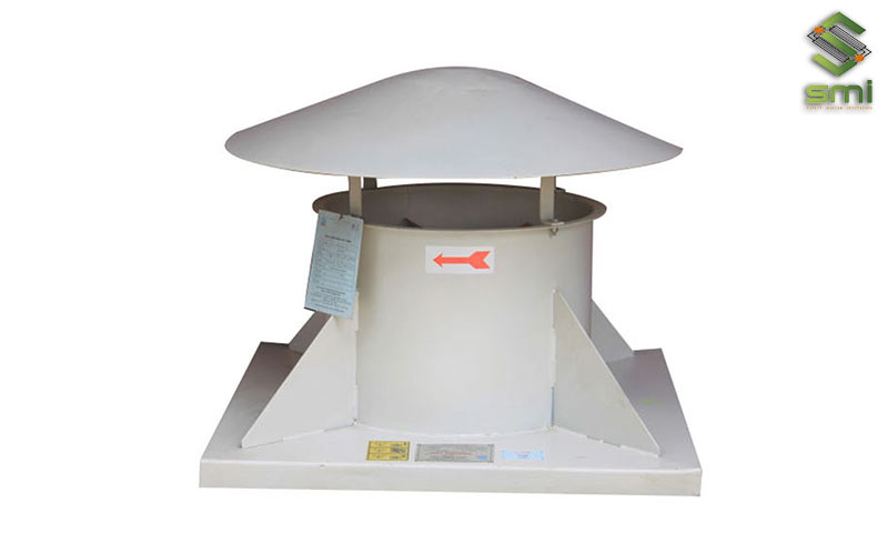 Loại quạt thông gió mái nhà xưởng hướng trục