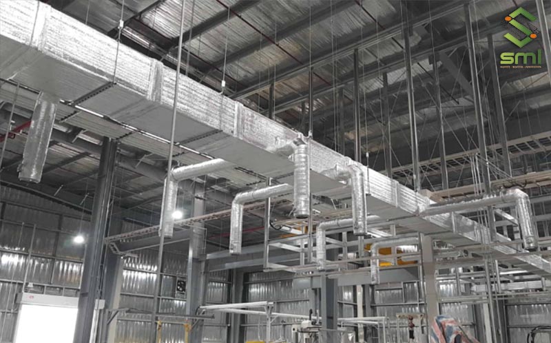 SUMITECH nhận thi công hệ thống thông gió nhà xưởng