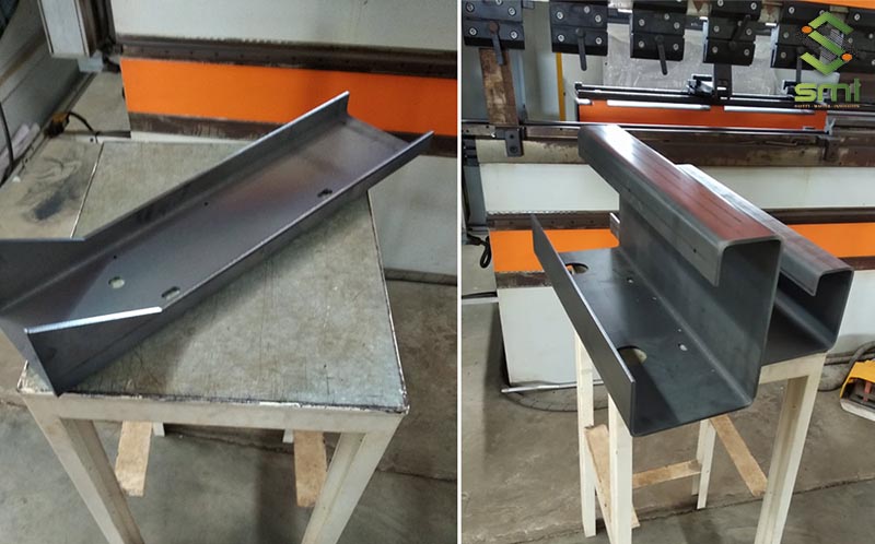 Thang máng cáp được tạo ra từ quá trình gia công cơ khí kim loại chấn CNC