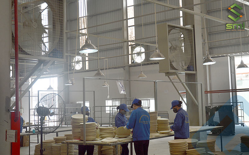 Sử dụng hệ thống thông gió làm mát nhà xưởng là biện pháp tối ưu về chi phí cho doanh nghiệp