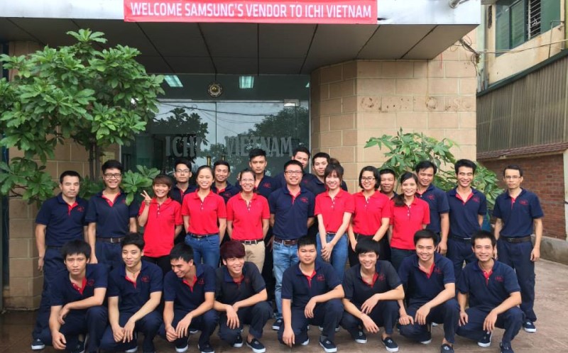 Đội ngũ công nhân viên tại Công ty gia công cơ khí Ichi Việt Nam