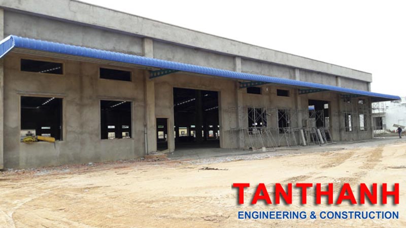 Dự án xây dựng nhà xưởng của công ty Tân Thanh